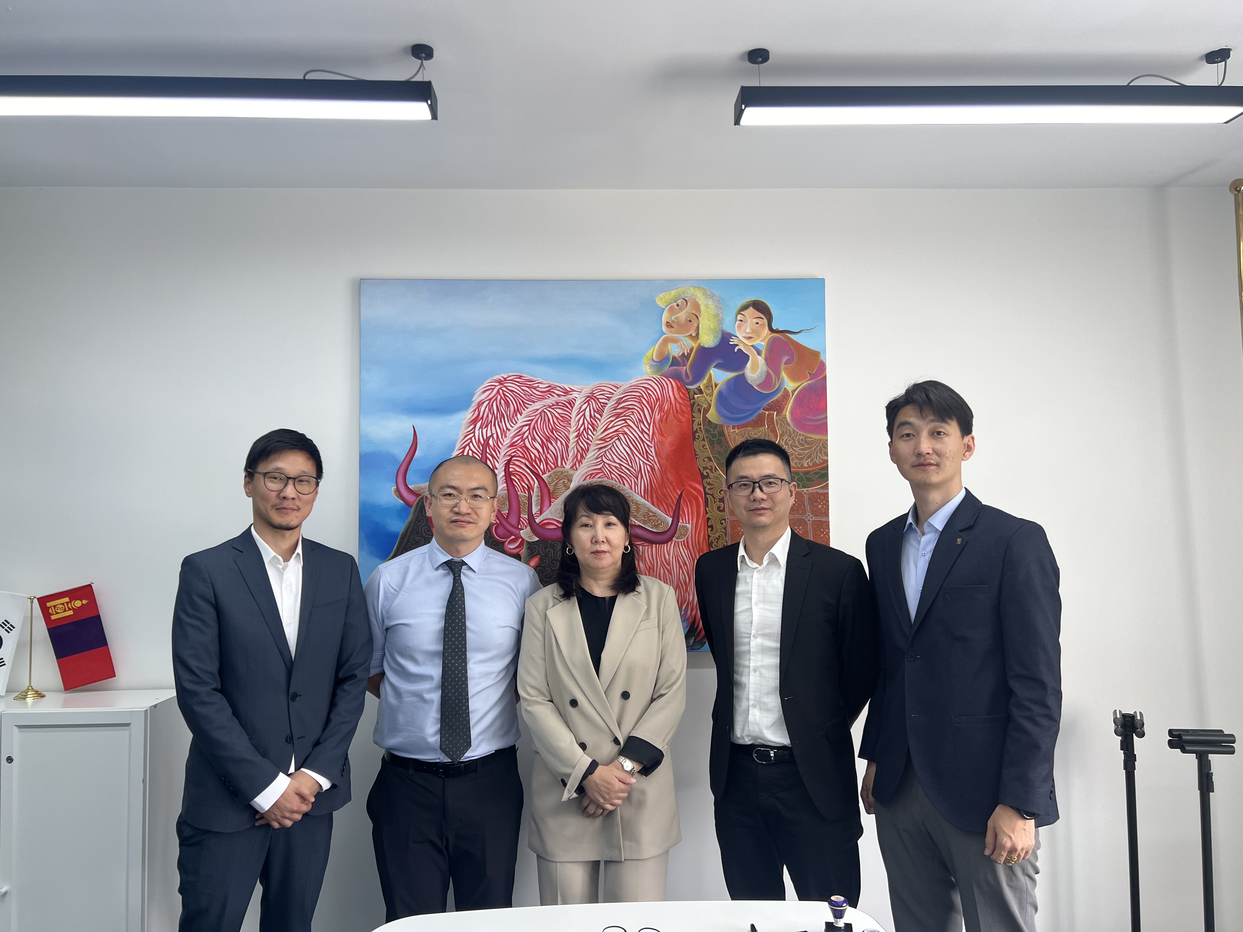 Medical exchange meeting in Mongolia